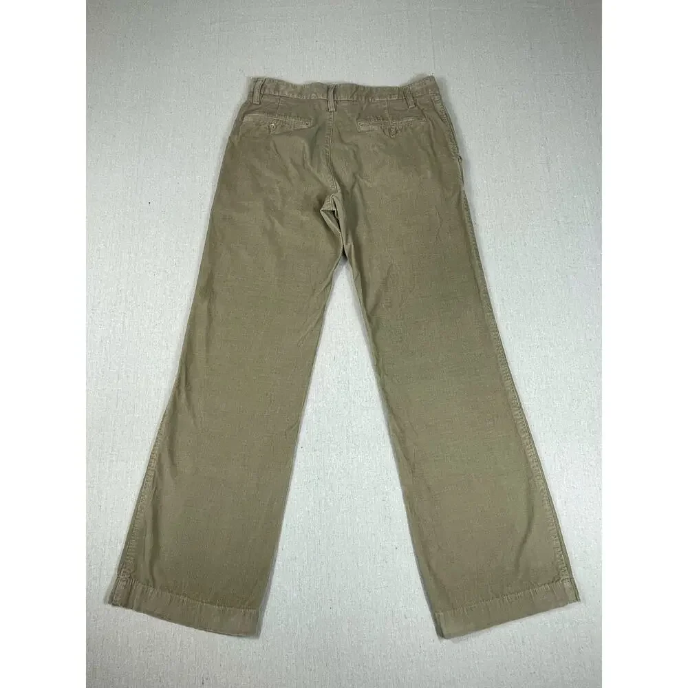 🔥Banana Republic Corduroy Khaki Baggy Wide Leg Pants Mens 31/30 Y2K Classic